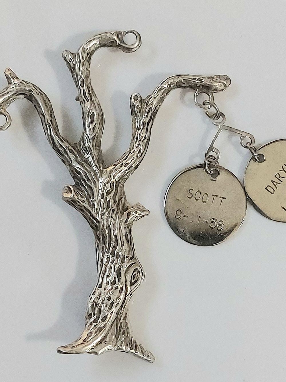 Sterling Silver Tree Of Life Vintage Womens Brooch